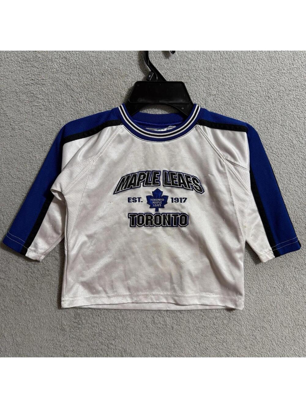 Toronto Maple Leafs CCM Jersey Style Shirt 24M Toddler